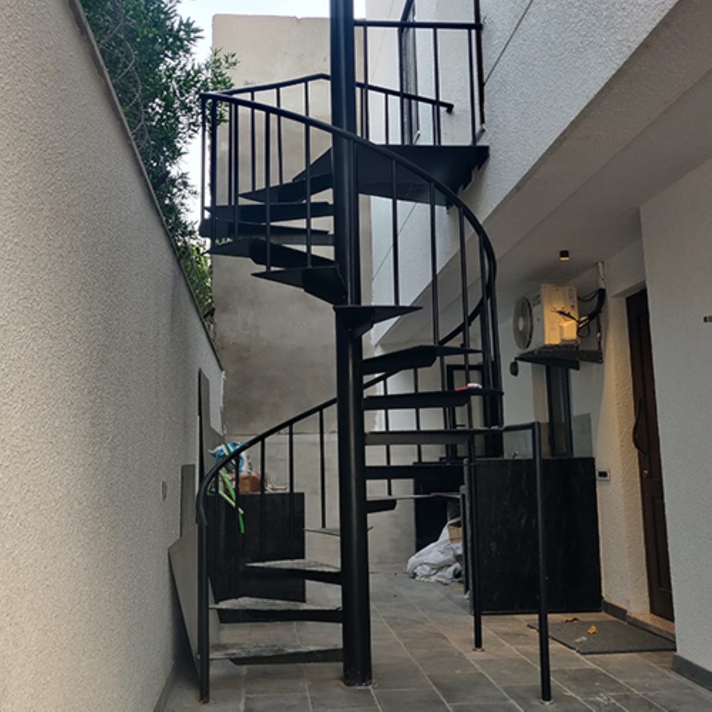 Mild Steel Spiral Stair Case 